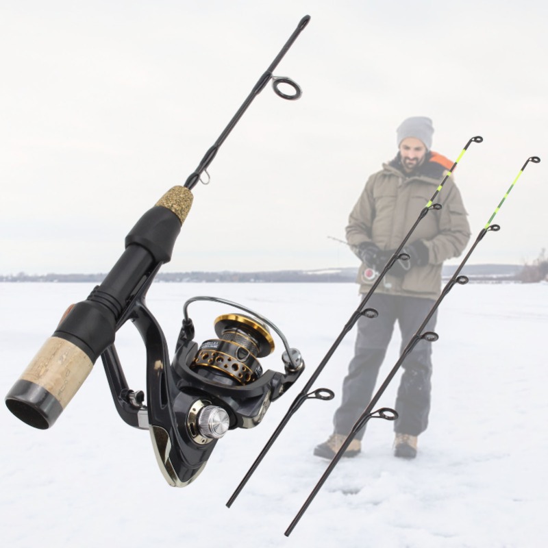 Ice Fishing Tip Up - 60 cm 2 İpuçları Çubuk Makarası