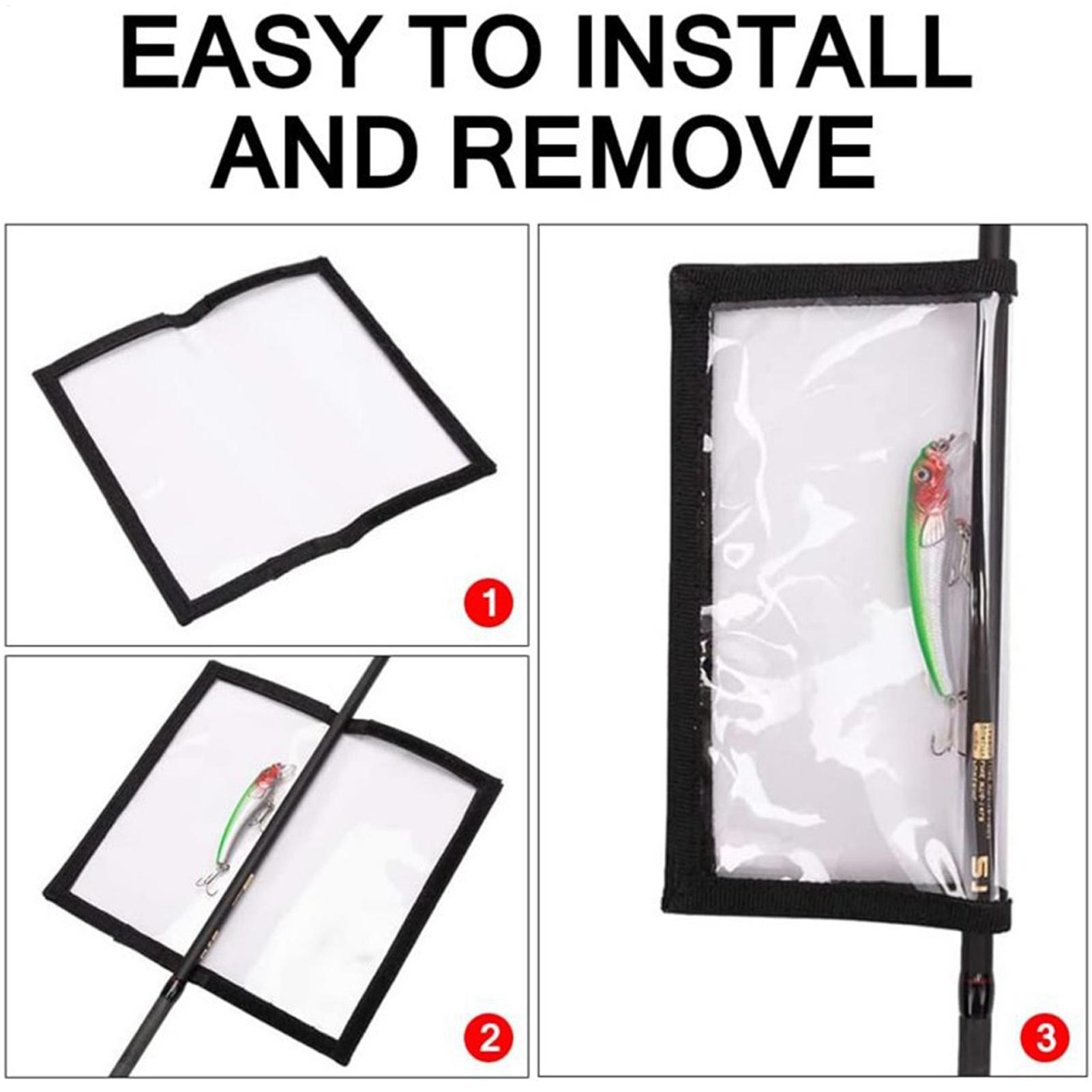 Fishing Equipment Bag - Şeffaf PVC balık yemi kılıfı, balık